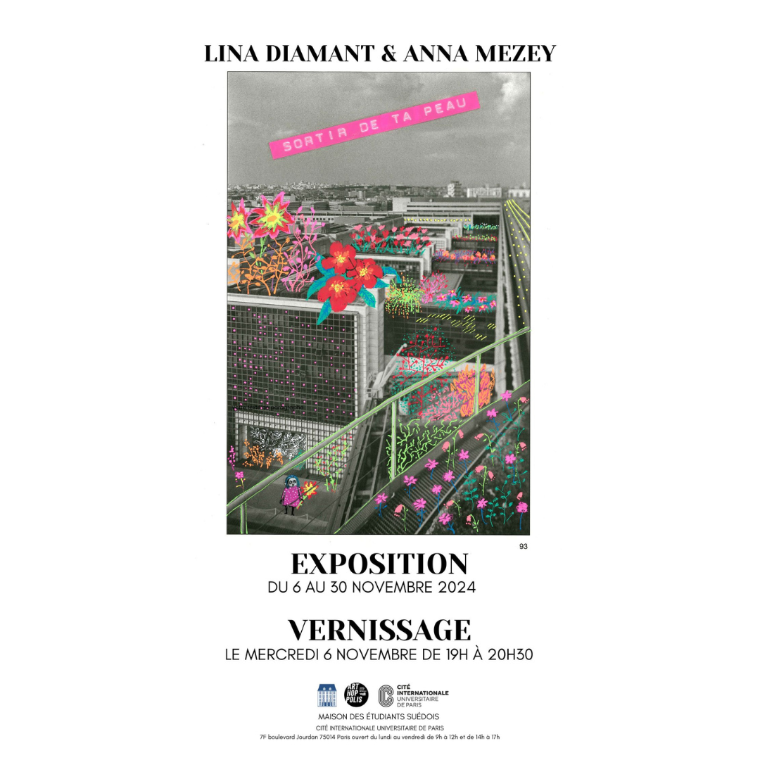 Vernissage Lina Diamant et Anna Mezey  « Sortir de ta peau »